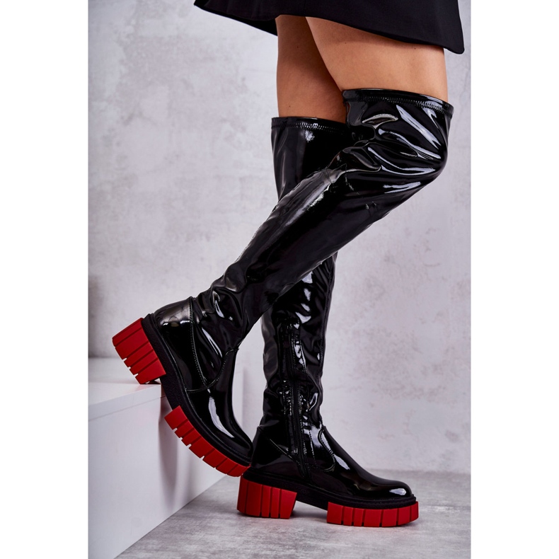 PS1 Bottes Vernies Femme Noir Callen 5