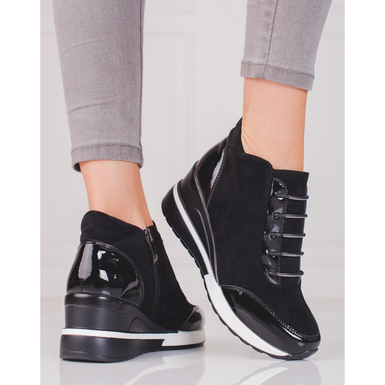 W. Potocki Bottes de sport pour femme Potocki avec isolation noir 1