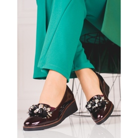 W. Potocki Chaussures élégantes sur le coin Potocki rouge 2