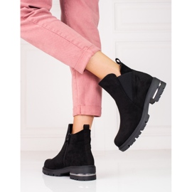 W. Potocki Bottines Chelsea noires pour femme Potocki 1