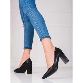 Escarpins pour femmes sur le poteau noir Shelovet 1