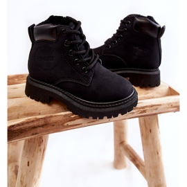Bottes chaudes enfant Cheddy noir le noir 2