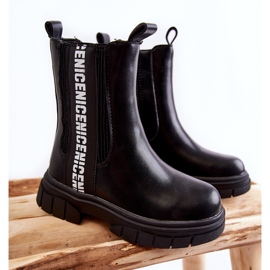 Bottes Hautes Chaudes Enfant Noir Kimmy 1