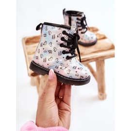 Bottes Enfant À Paillettes À Motifs Reggie Multicolores argent 3