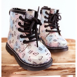 Bottes Enfant À Paillettes À Motifs Reggie Multicolores argent 5