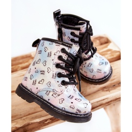 Bottes Enfant À Paillettes À Motifs Reggie Multicolores argent 6