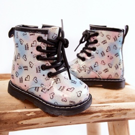 Bottes Enfant À Paillettes À Motifs Reggie Multicolores argent 7