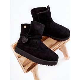 Vinceza Bottes de neige pour enfants Black May noir 2
