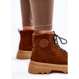Bottes chaudes en daim marron Big Star KK274520 brun 8