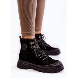 Bottes Chaudes En Daim Big Star KK274522 Noir le noir 4