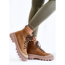 Bottes Chaudes Daim Big Star KK274521 Beige brun 2