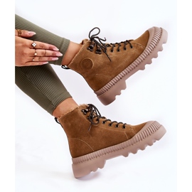 Bottes Chaudes Daim Big Star KK274521 Beige brun 4