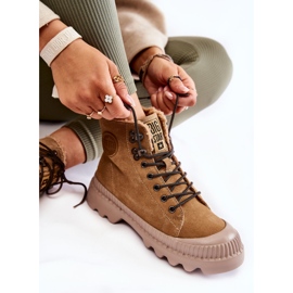 Bottes Chaudes Daim Big Star KK274521 Beige brun 5