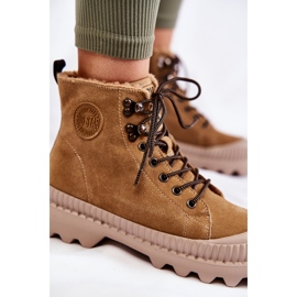 Bottes Chaudes Daim Big Star KK274521 Beige brun 7
