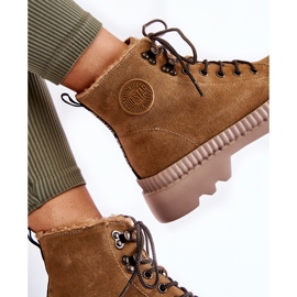 Bottes Chaudes Daim Big Star KK274521 Beige brun 8