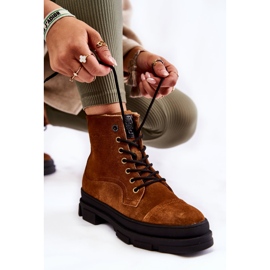 Bottes chaudes en daim marron Big Star KK274524 brun 5