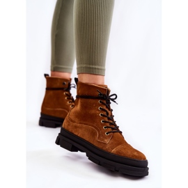 Bottes chaudes en daim marron Big Star KK274524 brun 6