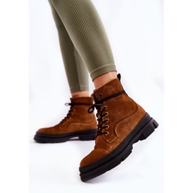 Bottes chaudes en daim marron Big Star KK274524 brun 3