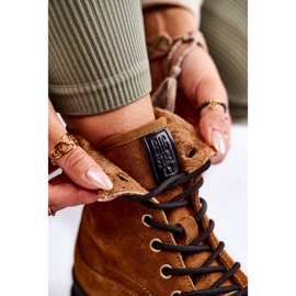 Bottes chaudes en daim marron Big Star KK274524 brun 7