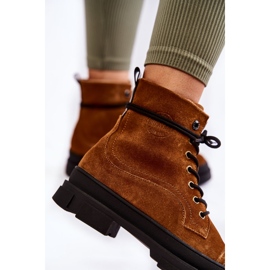 Bottes chaudes en daim marron Big Star KK274524 brun 4