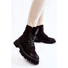 Bottes en daim pour femmes Big Star KK274503 Noir le noir 3
