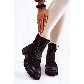 Bottes en daim pour femmes Big Star KK274503 Noir le noir 4
