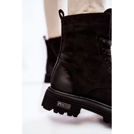 Bottes en daim pour femmes Big Star KK274503 Noir le noir 7