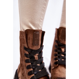Bottes en daim pour femmes Big Star KK274504 Marron brun 3