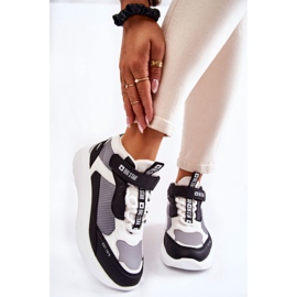 Chaussures de sport pour femme Système de mousse à mémoire de forme Big Star KK274405 Blanc blanche 2