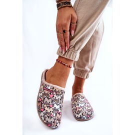 Chaussons Maison Chez Les Chats Inblu GF-12-011 Beige brun multicolore 1 Chaussons Maison Chez Les Chats Inblu GF-12-011 Beige brun multicolore 1