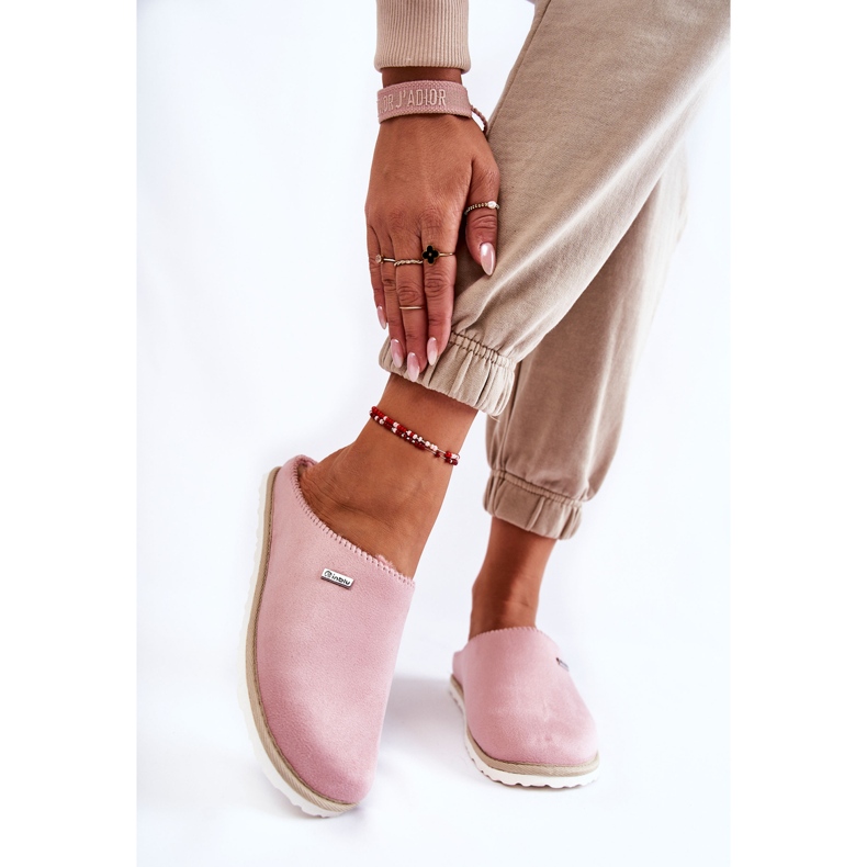 Chaussons Domestiques Chauds Inblu CS-34-023 Rose 1