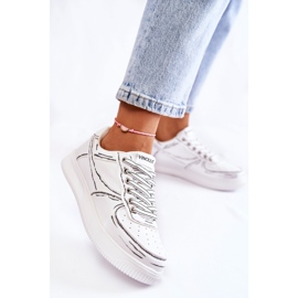 Vinceza Chaussures de sport basses pour femmes Blanc Solveig blanche 1