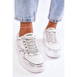 Vinceza Chaussures de sport basses pour femmes Blanc Solveig blanche 2