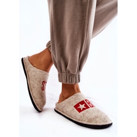 Chaussons domestiques Big Star KK276021 Beige 2 Chaussons domestiques Big Star KK276021 Beige 2