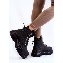 Bottes pour femmes en mousse à mémoire de forme Big Star KK274368 Noir le noir 6