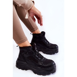 Bottes à la mode Memory Foam Big Star KK274371 Noir le noir 7
