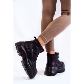 Bottes à la mode Memory Foam Big Star KK274371 Noir le noir 6
