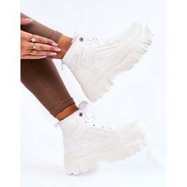 Bottes à la mode Memory Foam Big Star KK274369 Blanc blanche 5