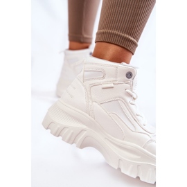 Bottes à la mode Memory Foam Big Star KK274369 Blanc blanche 7