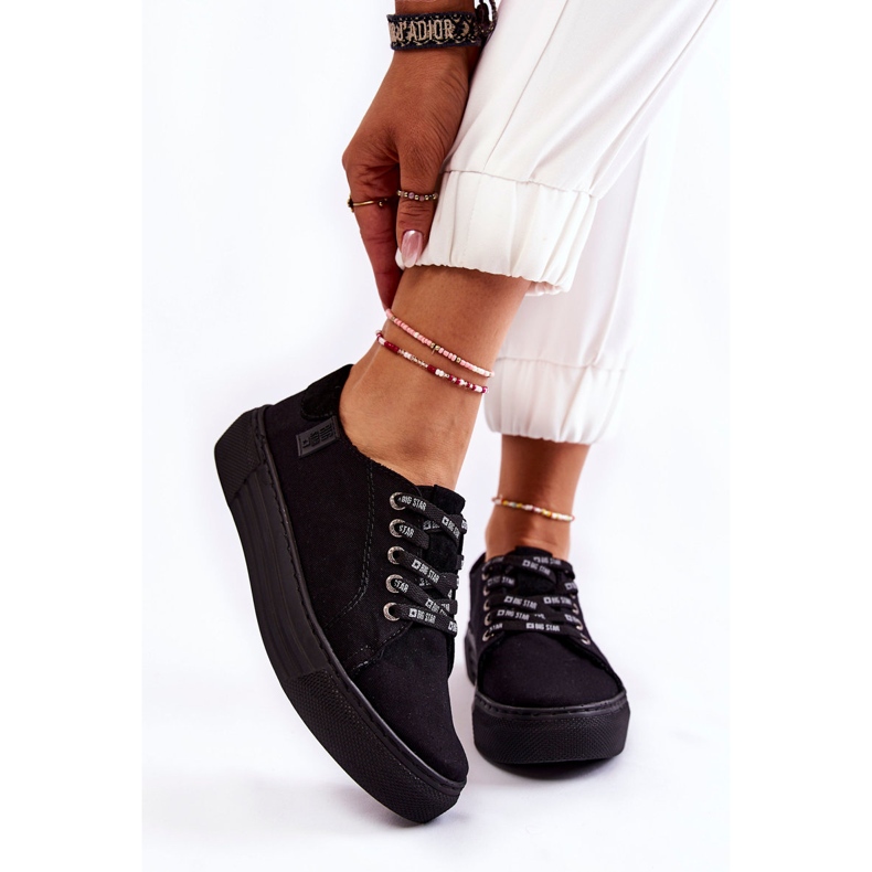 Baskets Femme Memory Foam System Big Star KK276001 Noir le noir 1