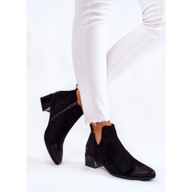 Vinceza Bottes Classiques Pour Femmes Avec Fermeture Éclair Noir Ellene 2
