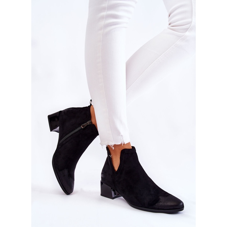 Vinceza Bottes Classiques Pour Femmes Avec Fermeture Éclair Noir Ellene le noir 2