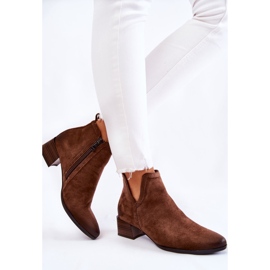 Vinceza Bottes Classiques Pour Femmes Avec Fermeture Éclair Marron Ellene brun 2