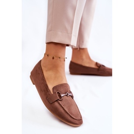 Mocassins En Daim Avec Décoration Santi Marron brun 3
