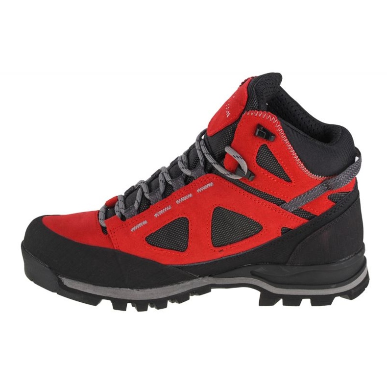 Chaussures Bergson W Kakka Mid Stx W BRG00025-RD rouge 1