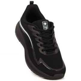 NEWS W EVE373A chaussures de sport noir 1