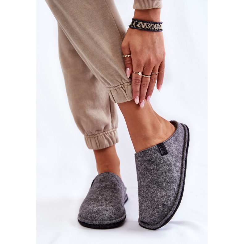 Chaussons Femme Classique Feutre Big Star KK276014 Gris 1 Chaussons Femme Classique Feutre Big Star KK276014 Gris 1