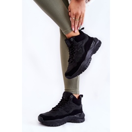 Chaussures de sport hautes pour femmes Système de mousse à mémoire de forme Big Star KK274356 Noir 1