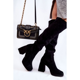 PA2 Bottes Kessler en daim noires pour femmes le noir 3
