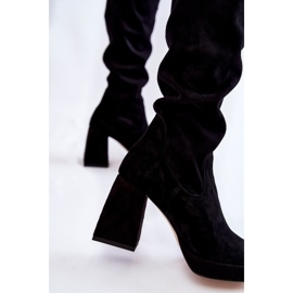 PA2 Bottes Kessler en daim noires pour femmes le noir 5